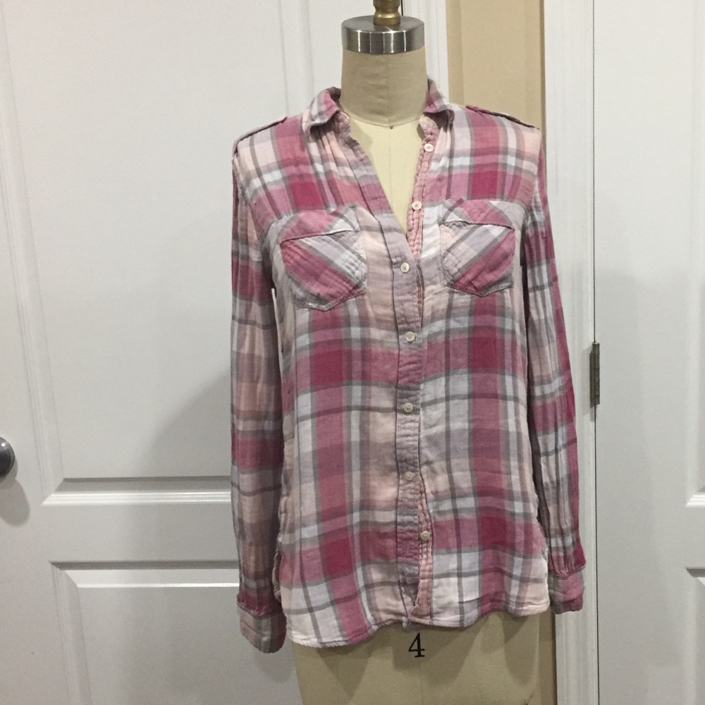 Express Button Down Boyfriend Shirt